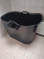 Plastic badkuip zwart bath bucket, Ophalen