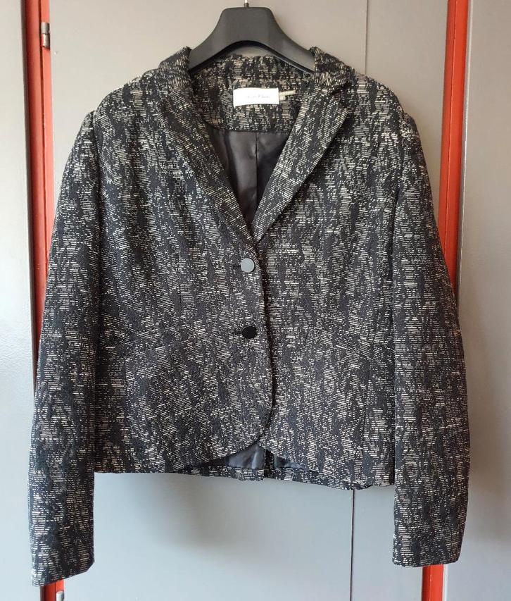 Zwart Calvin Klein Blazer Dames Maat 10 Chic & Tijdloos, Kleding | Dames, Jasjes, Kostuums en Pakken, Gedragen, Maat 46/48 (XL) of groter