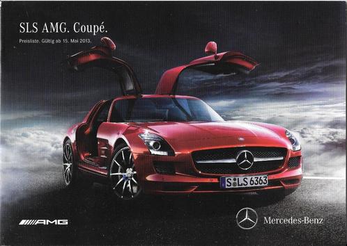 MERCEDES SLS AMG,  2 geïllustreerde prijslijsten, Boeken, Auto's | Folders en Tijdschriften, Nieuw, Mercedes, Ophalen of Verzenden