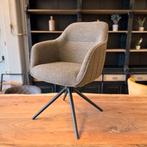 ⚠️OP=OP⚠️Eleonora Draaibaar eetkamerstoel Jeff -Bruin Bouclè, Huis en Inrichting, Stoelen, Ophalen, Bruin, Nieuw, Industriële