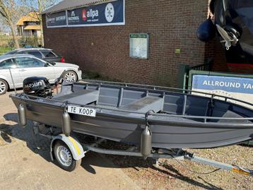te koop mooie nieuwe visboot qwest B421S met 20 pk beschikbaar voor biedingen