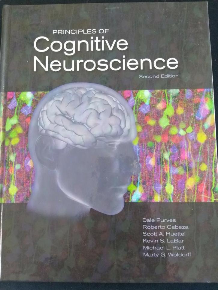 Studieboek psycho- biologie Principles of Cogn. Neuroscience, Boeken, Studieboeken en Cursussen, Gelezen, WO, Beta, Ophalen of Verzenden
