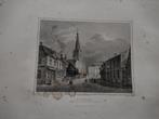 A 097 Tilburg Staalgravure 1860, Antiek en Kunst, Kunst | Etsen en Gravures, Ophalen of Verzenden