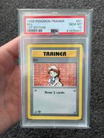 Pokémon PSA 10 1st edition Bill #91 Base set, Ophalen of Verzenden, Zo goed als nieuw, Losse kaart, Foil