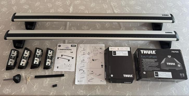 Thule WingBar Evo - Complete set voor Mercedes A180D (2018+), Auto diversen, Dakdragers, Zo goed als nieuw, Ophalen