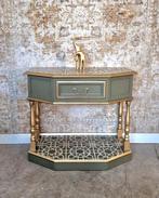 Mooi handbeschilderd dressoir in groen met oosterse patronen, Huis en Inrichting, Kasten | Ladekasten, Ophalen, Donyavimin@gmail.com