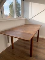 Retro Vintage Inschuifbare tafel/uitschuifbare tafel, Huis en Inrichting, Tafels | Eettafels, Ophalen, Gebruikt, 100 tot 150 cm