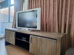 Tv meubel eikenhout., Ophalen, Gebruikt, 150 tot 200 cm, Eikenhout