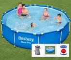 NIEUW! Bestway steel pro 305x76, Ophalen, Minder dan 80 cm, Rond, Opzetzwembad