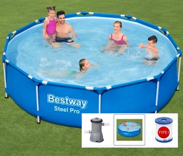 NIEUW! Bestway steel pro 305x76  beschikbaar voor biedingen