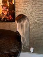 Ash blond bayalage 24 inc lace wig human hair., Sieraden, Tassen en Uiterlijk, Uiterlijk | Haarverzorging, Ophalen of Verzenden