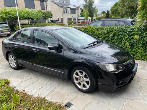 Honda Civic 1.3 Vtec Hybrid 4DR C-tr. 2009 Zwart, Auto's, Honda, Particulier, Civic, Airbags, Centrale vergrendeling, Cruise Control
