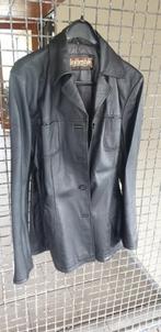 Middellange dames jas zwart, Ophalen, Gedragen, Maat 46/48 (XL) of groter, Zwart