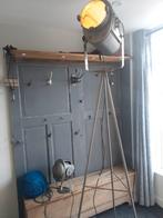 Driepoot industriele  A.E. Cremer theaterspot xxl, Ophalen of Verzenden, Zo goed als nieuw, Glas, 150 tot 200 cm