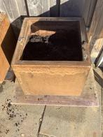 Plantenbak, Ophalen of Verzenden, Gebruikt, Vierkant, Steen