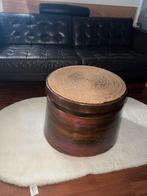 Bijzettafel/ salontafel / tafel, Ophalen, Zo goed als nieuw, Rond, Minder dan 55 cm