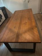 3in1! Industriële Eet+salon tafel en tv meubel MOET WEG!!, Huis en Inrichting, Ophalen, Gebruikt, Eikenhout, 50 tot 100 cm