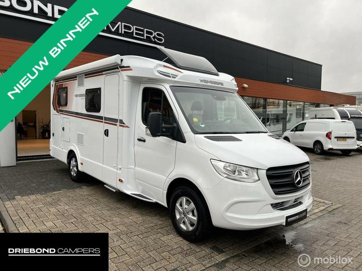 Weinsberg 640 MEG Pepper Edition 170PK Automaat Enkele Bedde, Caravans en Kamperen, Campers, Bedrijf, tot en met 3, Half-integraal