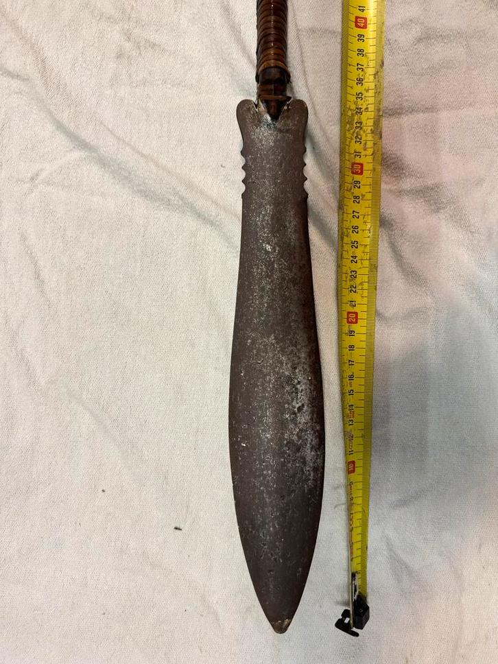 Afrikaanse Ceremoniele Staf / speer  - DR Congo - 1900-1935, Antiek en Kunst, Antiek | Overige Antiek, Ophalen