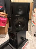 Genelec 1031A Studio Monitors inc flightcase, Audio, Tv en Foto, Luidsprekers, Gebruikt, 120 watt of meer, Front, Rear of Stereo speakers