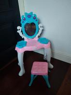 Make up tafeltje met lichtjes, Ophalen