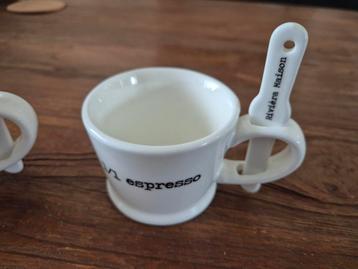 Te koop 2 espresso kopjes Rivera Maison  beschikbaar voor biedingen