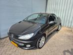 Peugeot 206 2.0 16V s16 CC 2001 Zwart. Nw apk!, Zwart, 4 cilinders, Cabriolet, 4 stoelen