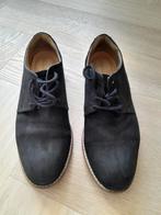 Clarks leren veterschoenen nubuck dames maat 37, Gedragen, Ophalen of Verzenden, Schoenen met lage hakken, Zwart