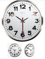 Stationsklok nieuw diameter 55 cm, Huis en Inrichting, Woonaccessoires | Klokken, Ophalen, Nieuw, Analoog, Wandklok