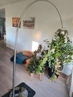 Staande booglamp, dimbaar, Ophalen of Verzenden, Gebruikt, Glas, 150 tot 200 cm