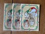3 Leuke ABBA Kerstkaarten, Verzenden, Nieuw, Foto of Kaart