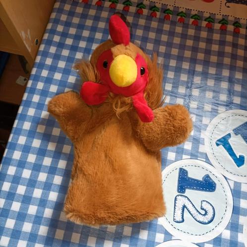 The Puppet Company kip handpop 26 cm groot, Kinderen en Baby's, Speelgoed | Knuffels en Pluche, Ophalen of Verzenden
