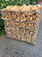 Mooi berkenhout brandhout incl mand ibc., Tuin en Terras, Haardhout, Minder dan 3 m³, Ophalen, Blokken