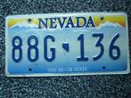 Kentekenplaat licenseplate Nevada relief no. 2 USA, Verzenden, Gebruikt, Auto's