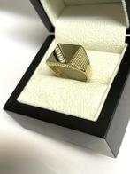 14 Karaat Gouden Heren Ring Briljant Geslepen Cubic Zirkonia, Met strass, Goud, Goud, 20 of groter