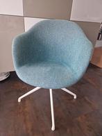 6 BoConcept Eetkamerstoelen - Wit & Blauwgroen, Ophalen, Stof, Gebruikt, Wit