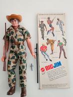 Vintage 1971 Big Jim Safari figuur Mattel incl acc Hong Kong, Verzamelen, Poppen, Ophalen of Verzenden, Zo goed als nieuw, Pop