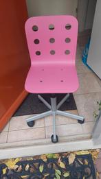 Roze bureaustoel, Huis en Inrichting, Bureaustoelen, Ophalen of Verzenden, Gebruikt, Roze, Bureaustoel
