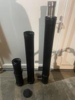 Dinak Concentrische Pelletkachelbuis 80/130, Doe-het-zelf en Verbouw, Buizen en Afvoer, Ophalen, Gebruikt, Rvs, Minder dan 2 meter