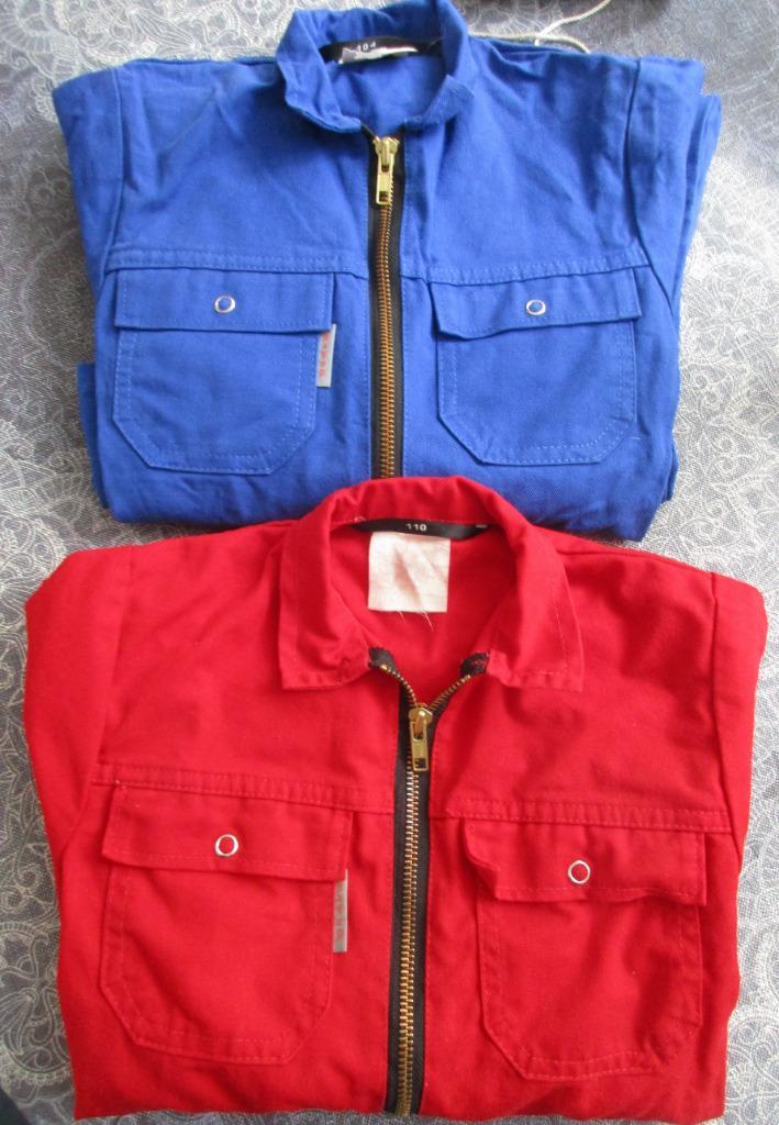 overall  rood maat 110 / blauw maat 104 Havep -12,50 p st., Tuin en Terras, Werkkleding, Kinderen, Overall, Ophalen of Verzenden