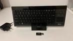 Trust Thinity bluetooth draadloos keyboard met docking, Gebruikt, Ophalen of Verzenden, Trust, Draadloos