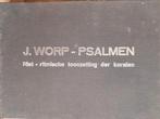 J. Worp, Psalmen, Niet-ritmische toonzetting der koralen, Ophalen of Verzenden, Zo goed als nieuw, Overige onderwerpen
