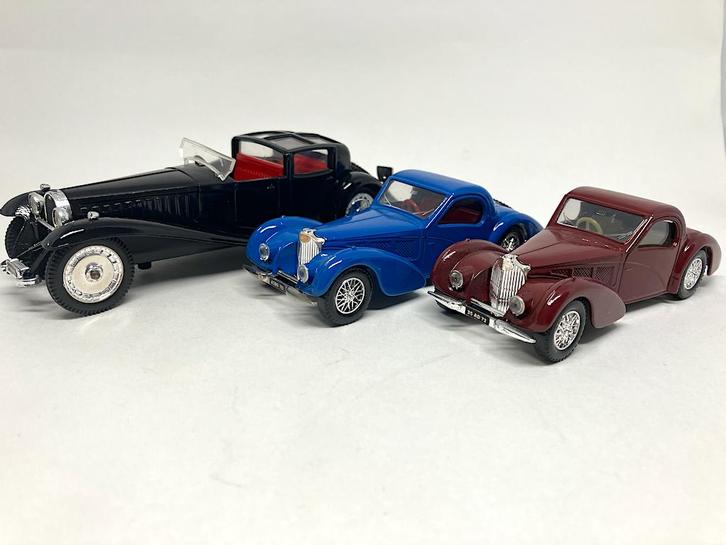 Solido Age d'Or - Bugatti Atalante 1939 & Royale 1930 - 1/43, Hobby en Vrije tijd, Modelauto's | 1:43, Gebruikt, Auto, Solido