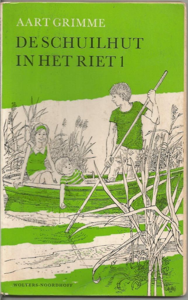 4 oude schoolboekjes De schuilhut in het riet. De Wenteltrap, Boeken, Kinderboeken | Jeugd | onder 10 jaar, Gelezen, Fictie algemeen