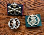 3 Baret emblemen, Verzamelen, Militaria | Algemeen, Ophalen of Verzenden, Landmacht, Nederland, Embleem of Badge
