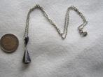 29.  Schitterende oude ketting+hanger, Niello Siam, zilver, Sieraden, Tassen en Uiterlijk, Antieke sieraden, Ophalen