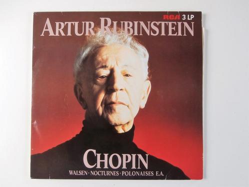 3LP Arthur Rubinstein - Chopin, Cd's en Dvd's, Vinyl | Klassiek, Gebruikt, Romantiek, Kamermuziek, 12 inch, Ophalen of Verzenden