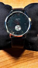 Alfex 5468 slim-line herenhorloge 38mm, Overige merken, Staal, Polshorloge, Ophalen of Verzenden