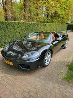 Ferrari 360 3.6 F1 Spider 2002 Zwart, Auto's, Ferrari, Origineel Nederlands, Te koop, Benzine, Automaat