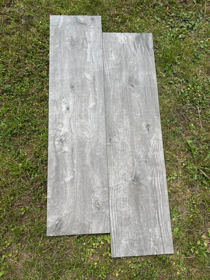 Flaviker Dakota Tortora 30x120 vloertegels houtlook, Doe-het-zelf en Verbouw, Vloerdelen en Plavuizen, Zo goed als nieuw, Plavuizen